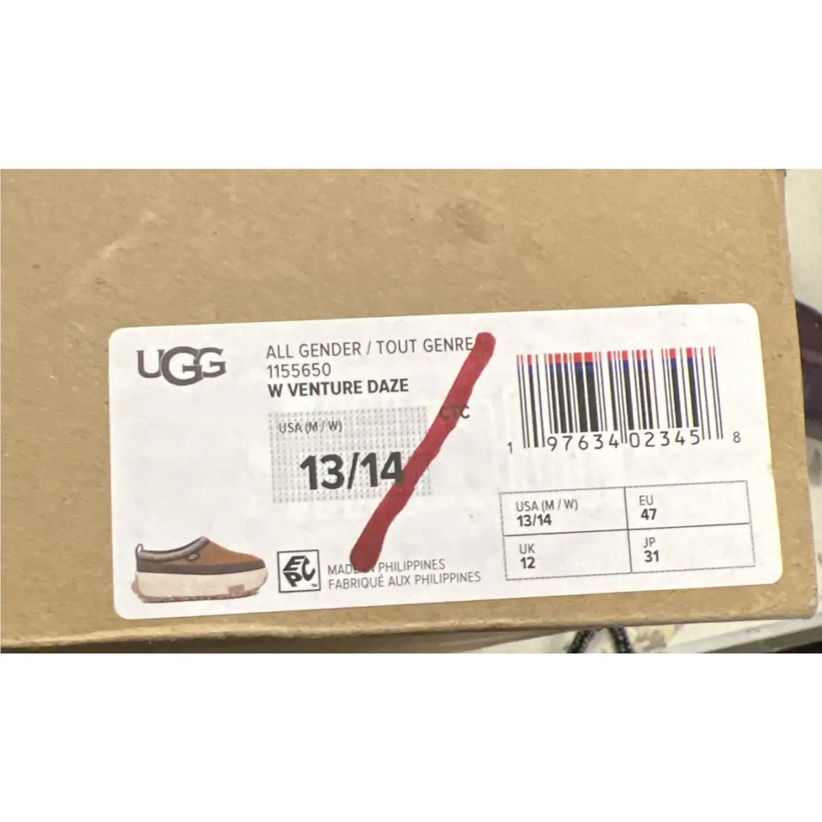 UGG shoes - UGG VENTURE DAZE - VENTURE DAZE - Chestnut /Ceramic 4