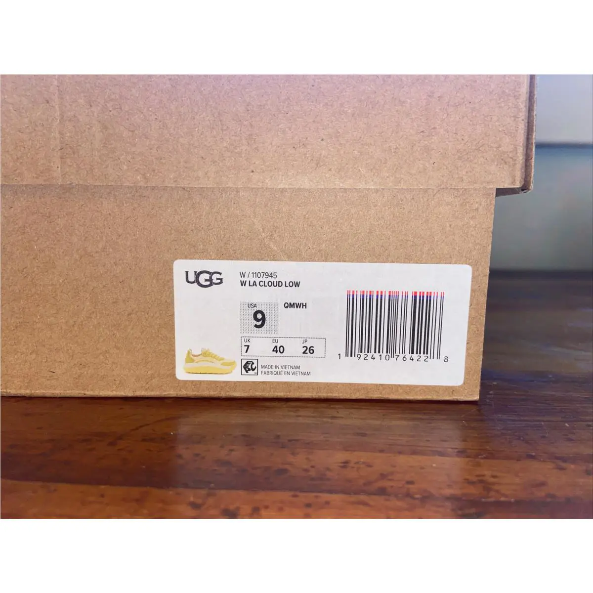 UGG shoes - UGG La Cloud Low - Cloud Low - QUINOA / MARGARITA / WHITE (UPC: 192410764228) 2