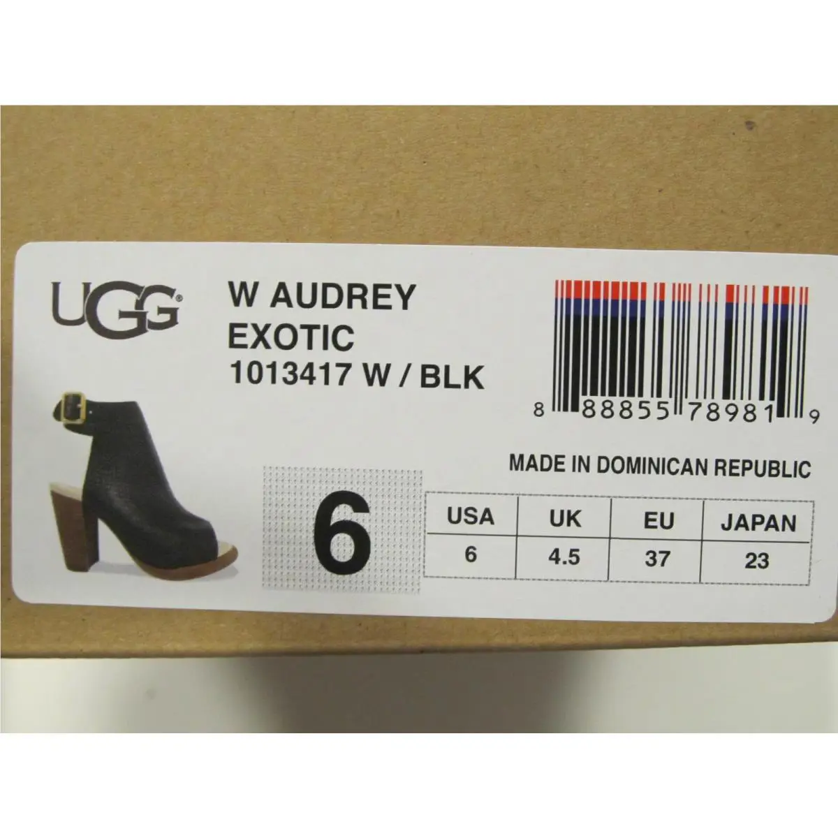UGG shoes - Black (UPC: 888855789819) 2