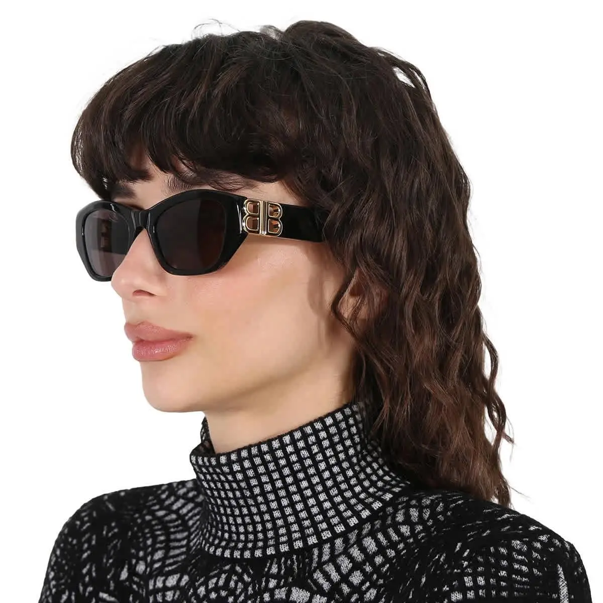 Grey Cat Eye Ladies Sunglasses BB0311SK 001 53 BB0311SK 001 53 by Balenciaga
