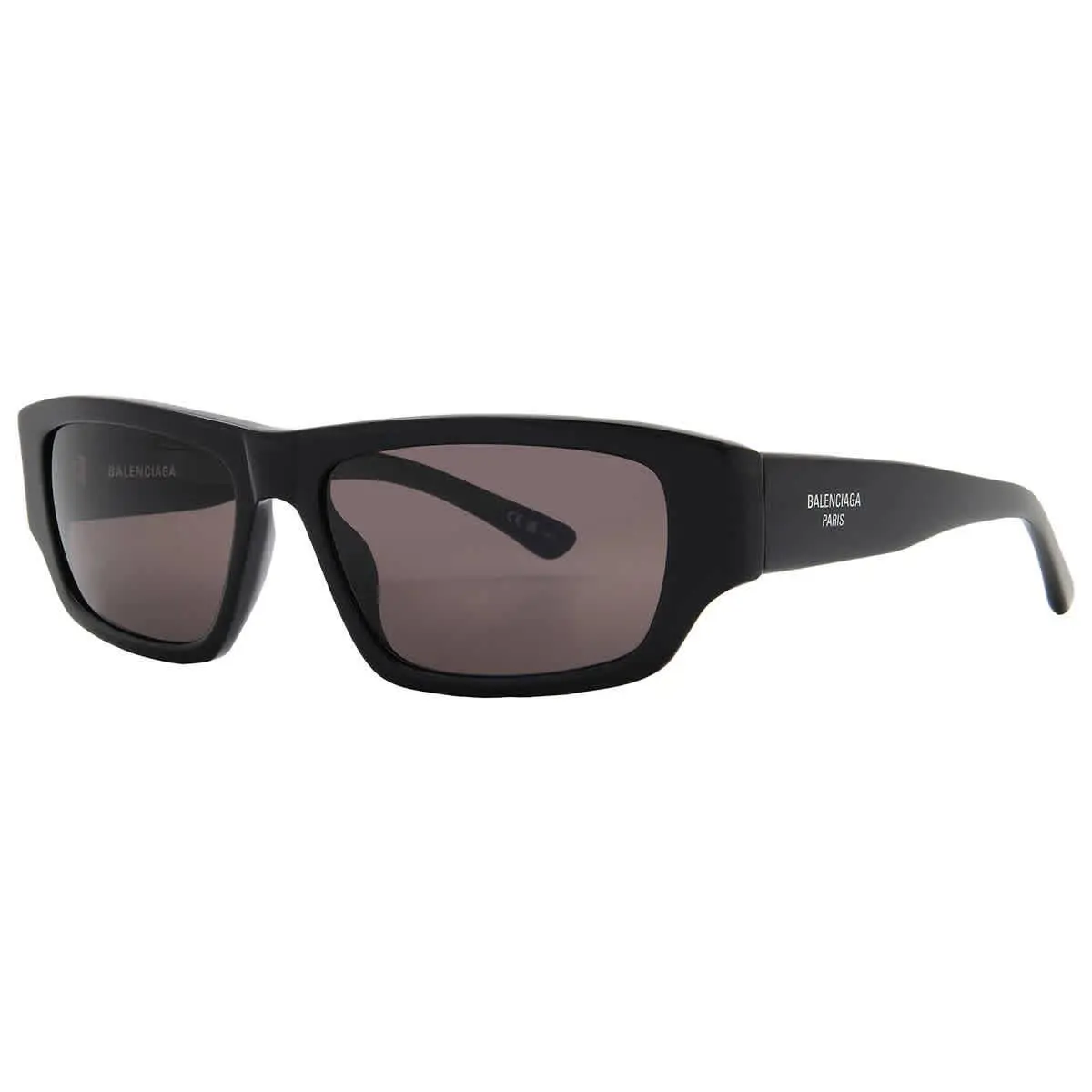Grey Rectangular Men`s Sunglasses BB0366S 001 58 BB0366S 001 58 by Balenciaga