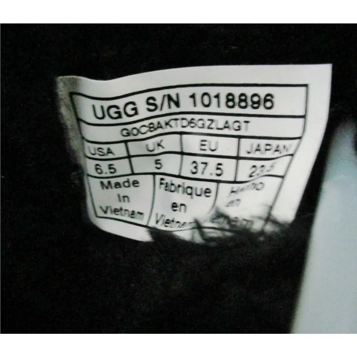 UGG shoes - UGG FRASER - FRASER - Black (UPC: 190108821413) 6