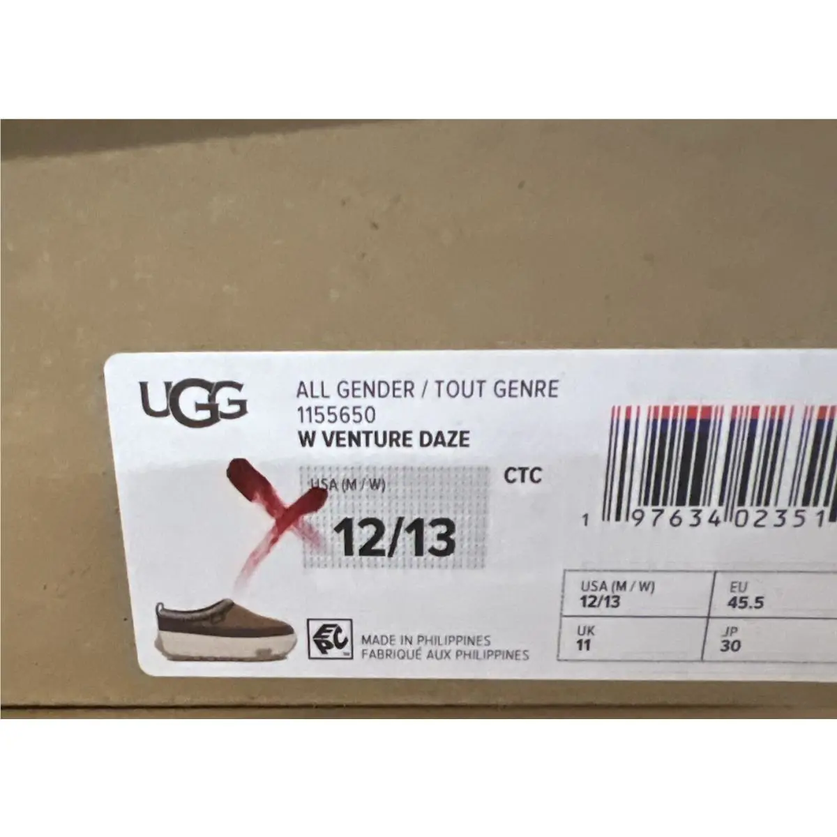UGG shoes - UGG VENTURE DAZE - VENTURE DAZE - Chestnut /Ceramic 4