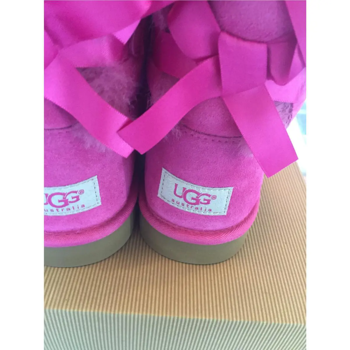 UGG shoes - UGG Australia Bailey Bow - Australia Bailey Bow - Pink (UPC: 887278395430) 2