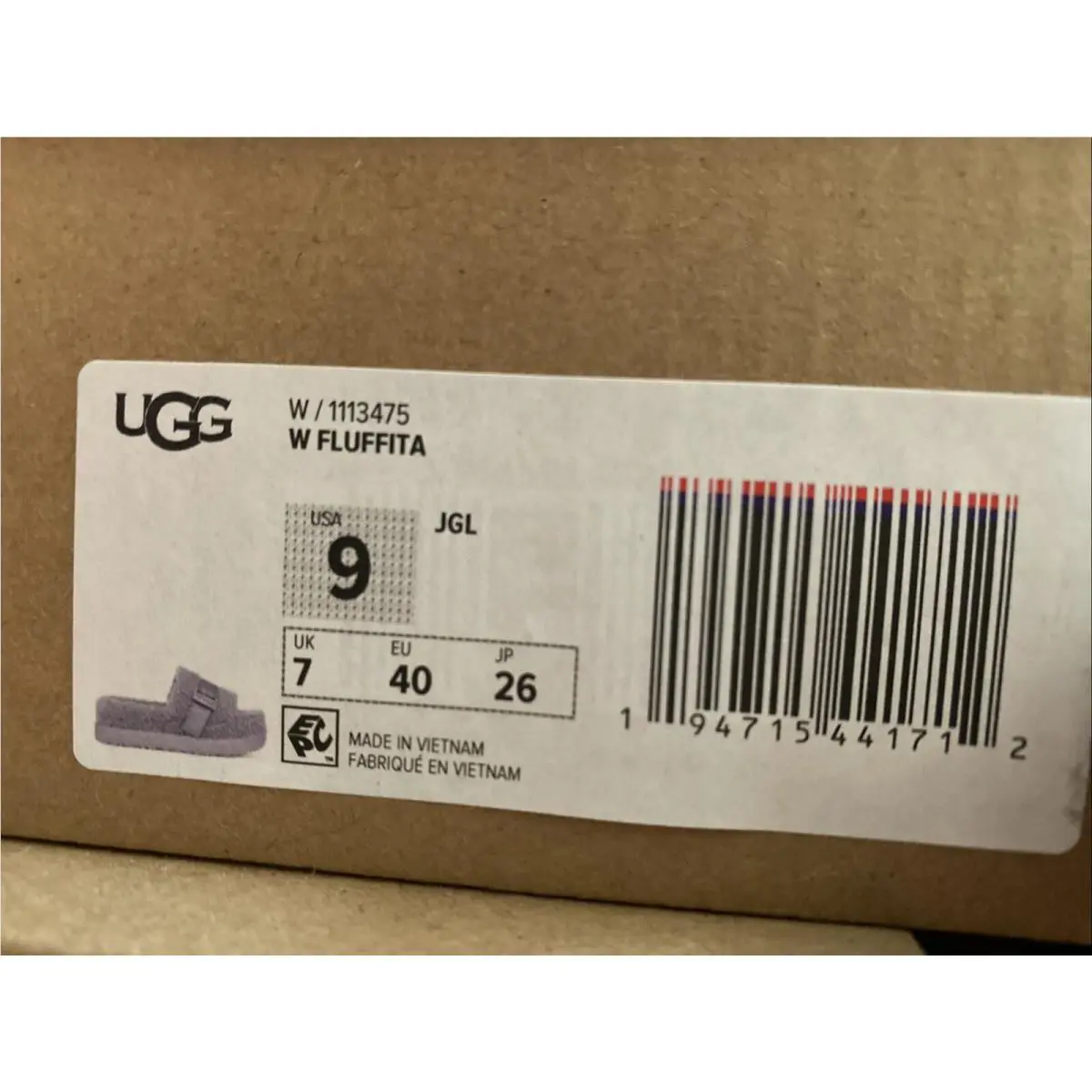 UGG shoes - UGG FLUFFITA - FLUFFITA - Purple (UPC: 0194715441712) 5