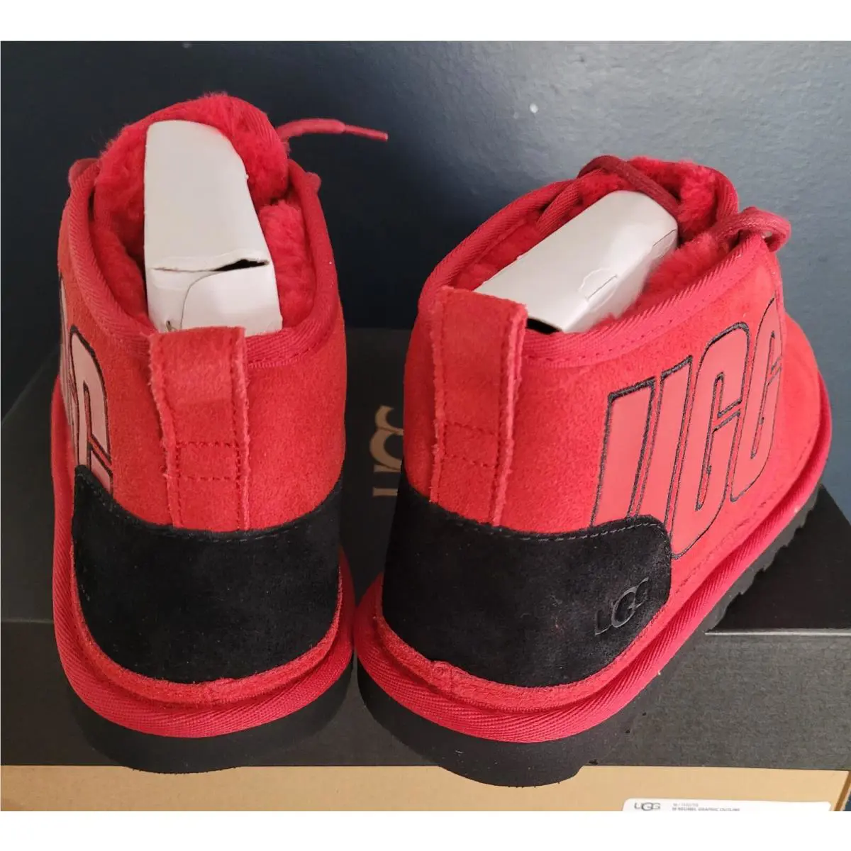 UGG shoes - SAMBA - SAMBA - Red/Black (UPC: 195719745493) 1