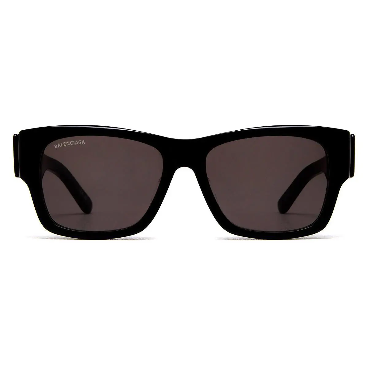 Balenciaga BB0262SA Sunglasses Unisex Black Gray Square 56