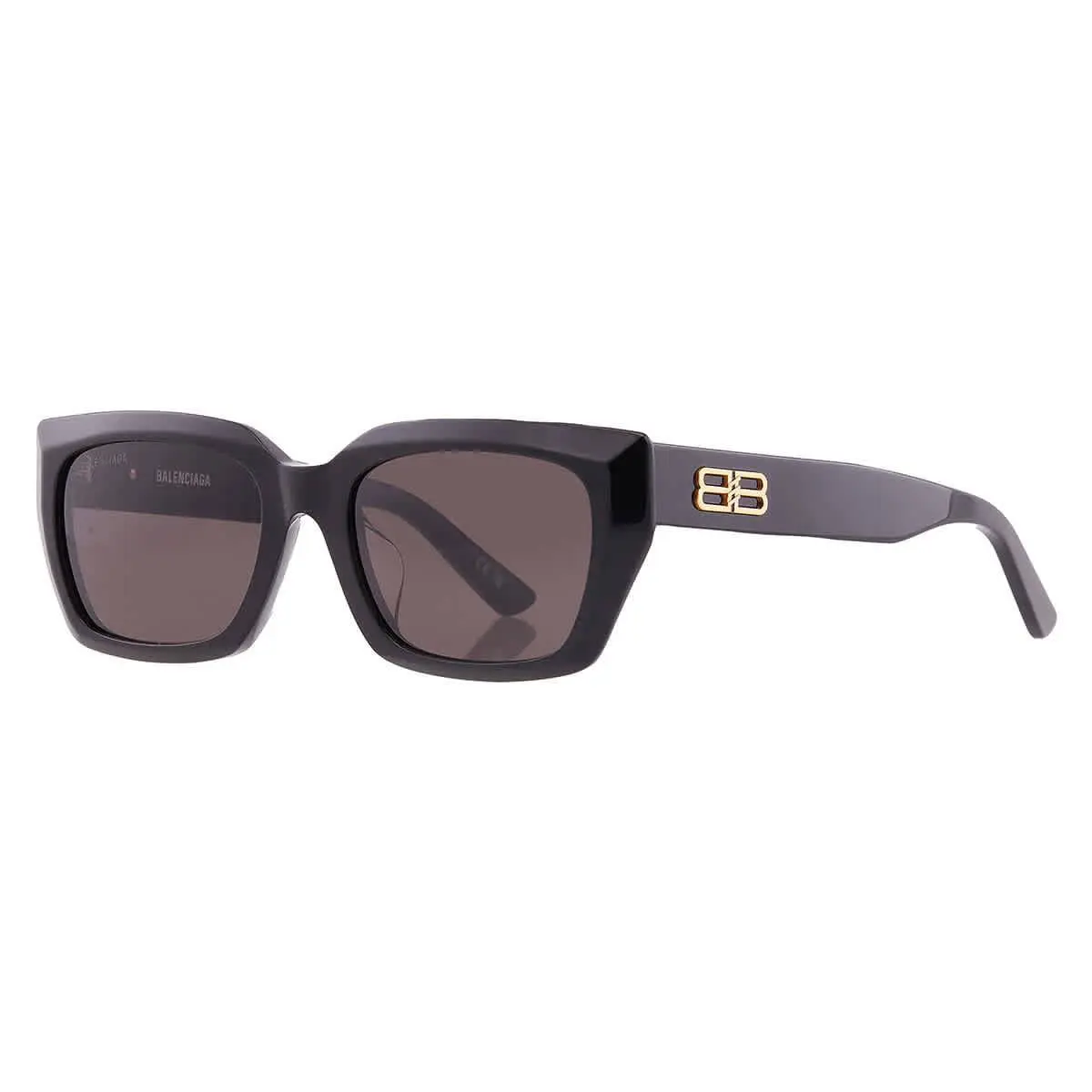 Balenciaga Grey Rectangular Unisex Sunglasses BB0272SA 001 54 BB0272SA 001 54