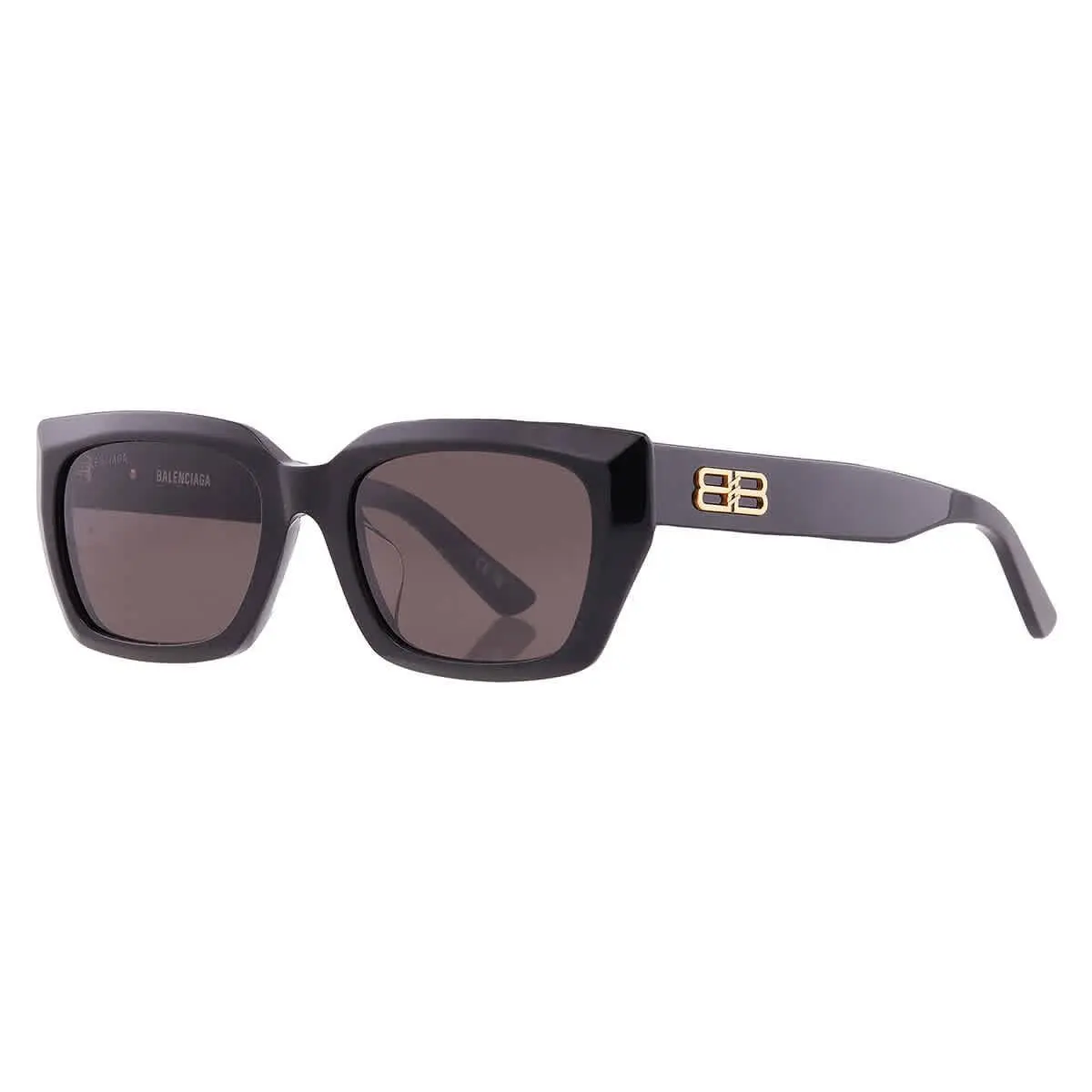 Grey Rectangular Unisex Sunglasses BB0272SA 001 54 BB0272SA 001 54 by Balenciaga