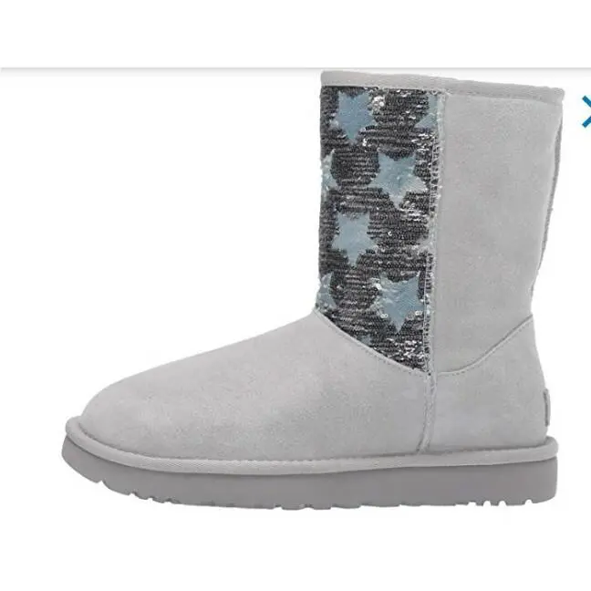 UGG shoes - Classic Short Sequin Stars - Classic Short Sequin Stars - Gray Violet 0