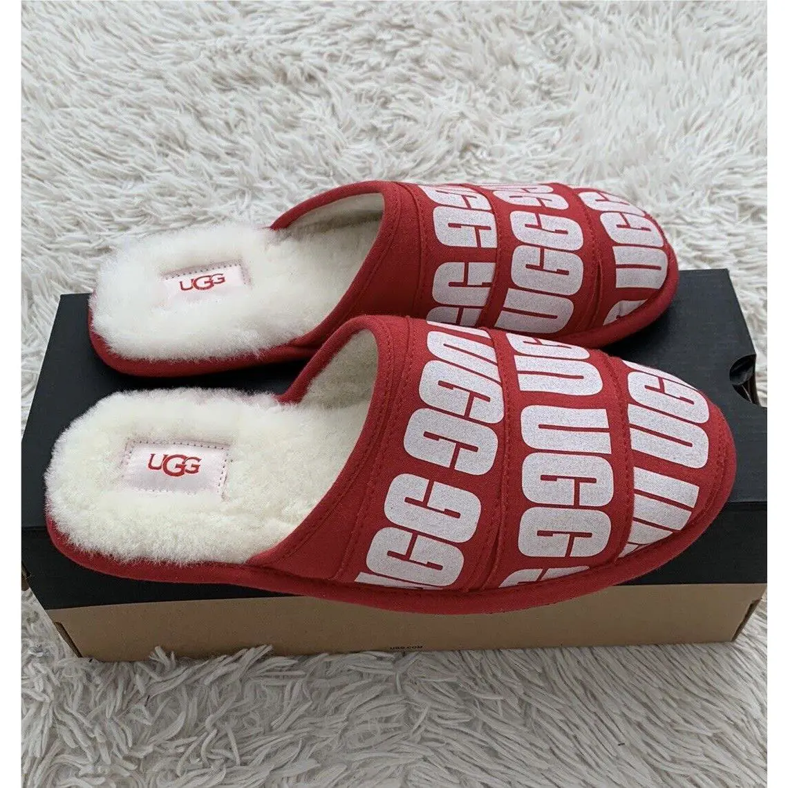 UGG shoes - Scuff Graphic - Scuff Graphic - Red 1