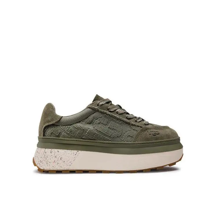 Women Ugg Marin Lace Logo Burnt Olive W/1125025 Size 9.5 - Green