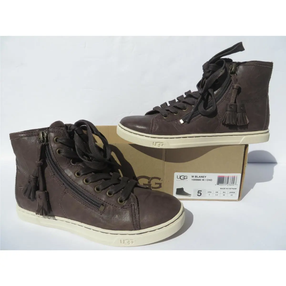 UGG shoes - Blaney Tasseled High Top - Blaney Tasseled High Top - Brown 0