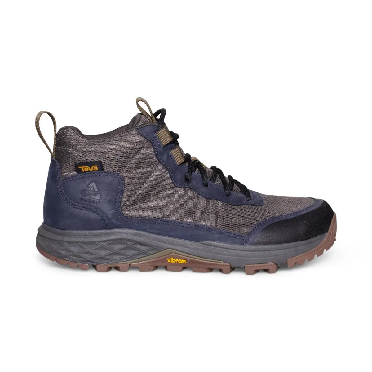 Ugg Teva Ridgeview Mid RP Total Eclipse Leather Hiking Men`s Boots Size US 8 - Total Eclipse