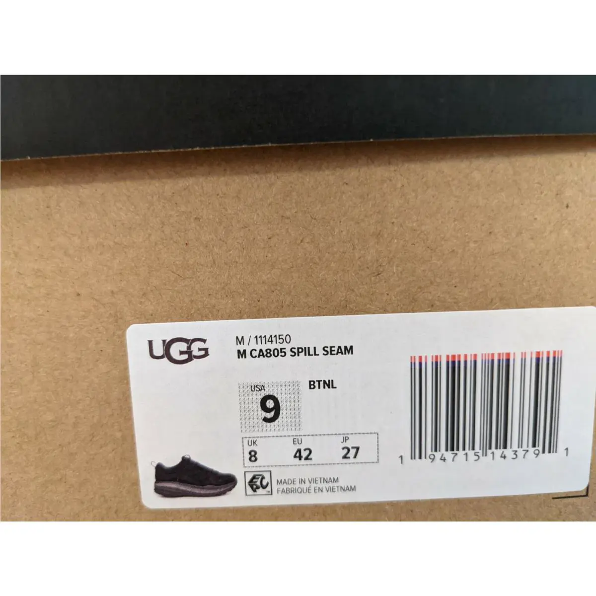 UGG shoes - Spill Seam - Spill Seam - Black Nubuck 4