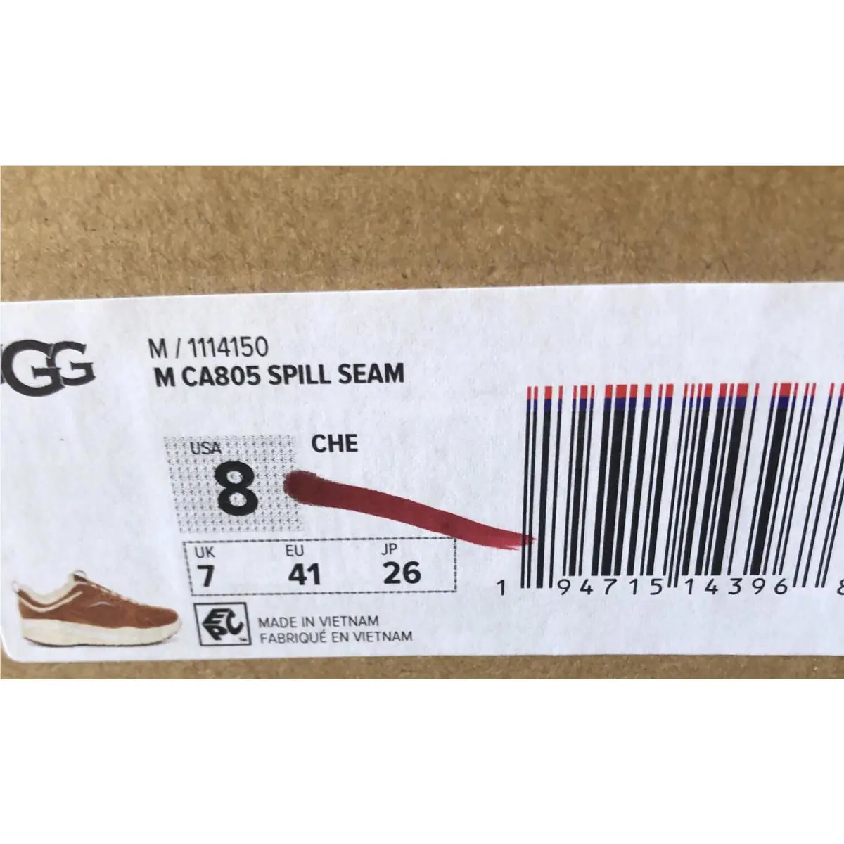 UGG shoes - UGG CA805 SPILL SEAM ALL GENDER - Chestnut 4
