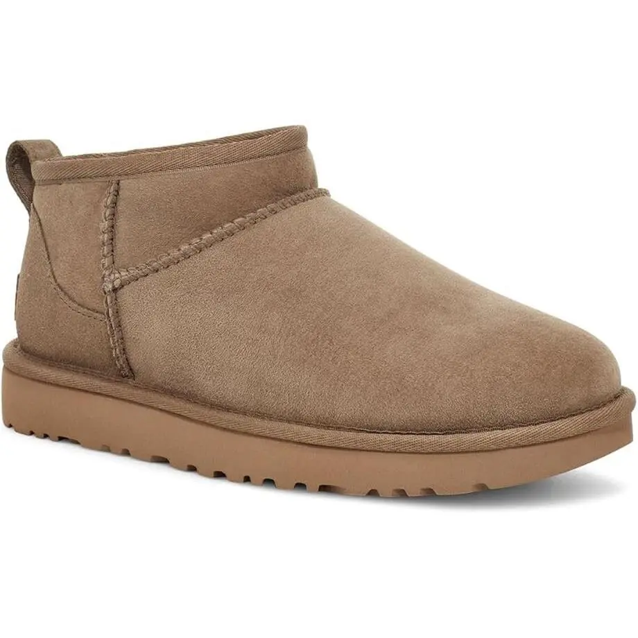 Ugg Classic Ultra Mini Antelope Women`s Size 9 Winter Ankle Boots - Antilope
