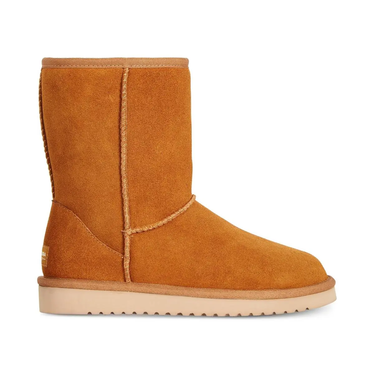Koolaburra BY Ugg Koola Short Chestnut Suede Sheepskin Women`s Boots Size US 11 - Brown