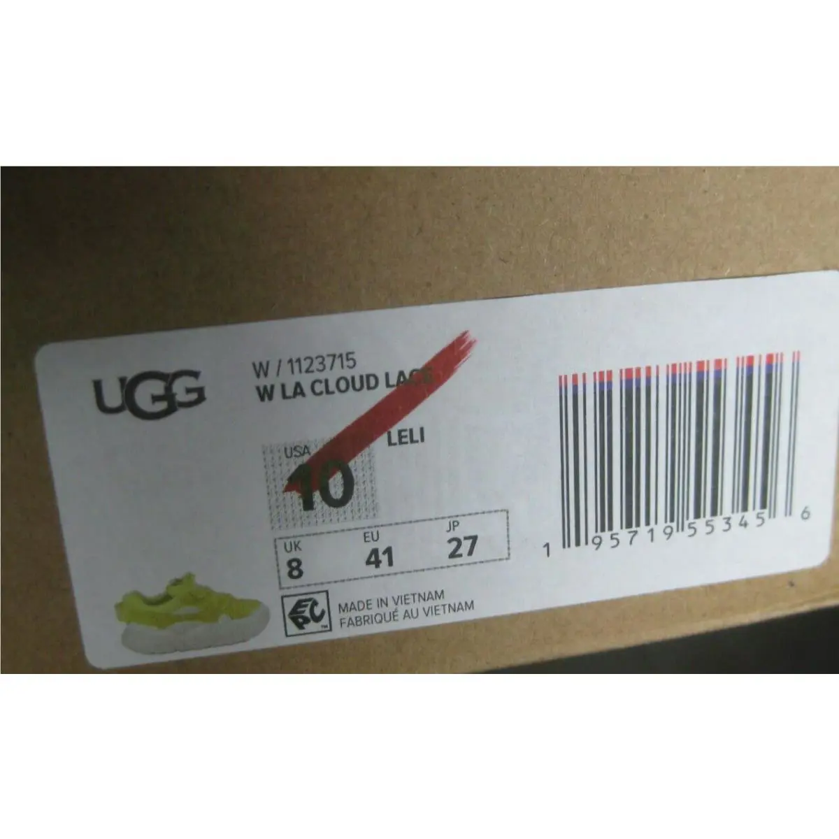 UGG shoes - UGG LA CLOUD - CLOUD - Lemon Lime 4