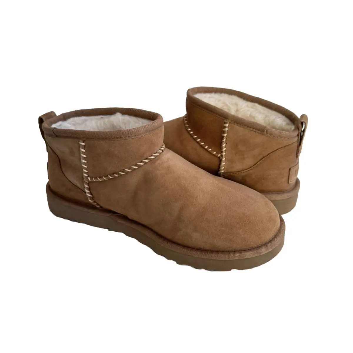 UGG shoes CLASSIC ULTRA MINI - CHESTNUT 0
