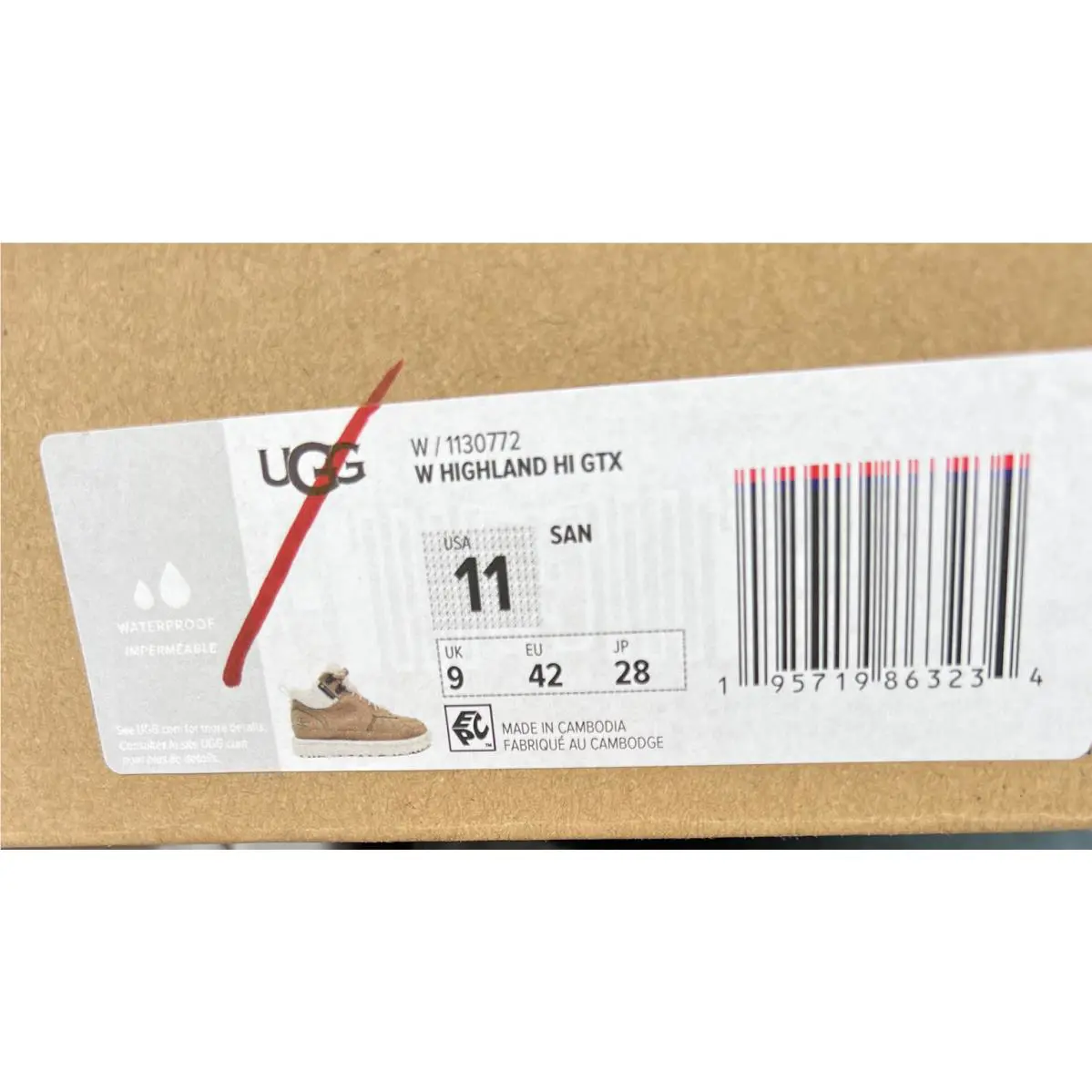 UGG shoes - UGG HIGHLAND - HIGHLAND - Sand 4
