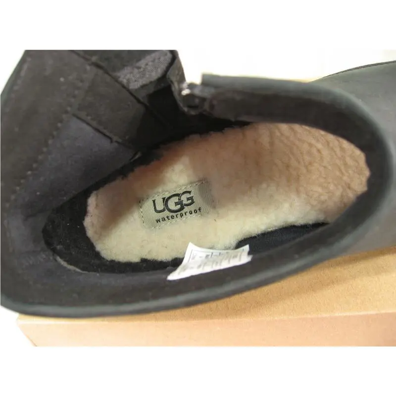 UGG shoes - UGG Attell Waterproof Leather Ankle Bootie - 1103832 - Black, Manufacturer: black (UPC: 192410370085) 9
