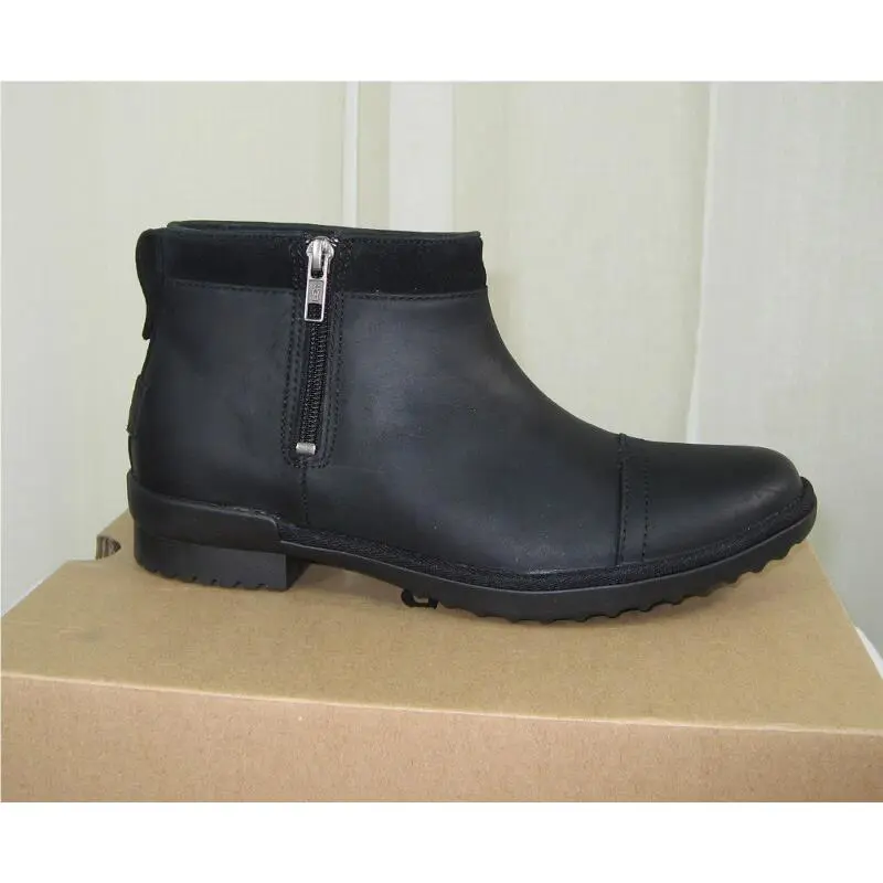 UGG shoes - UGG Attell Waterproof Leather Ankle Bootie - 1103832 - Black, Manufacturer: black (UPC: 192410370085) 2