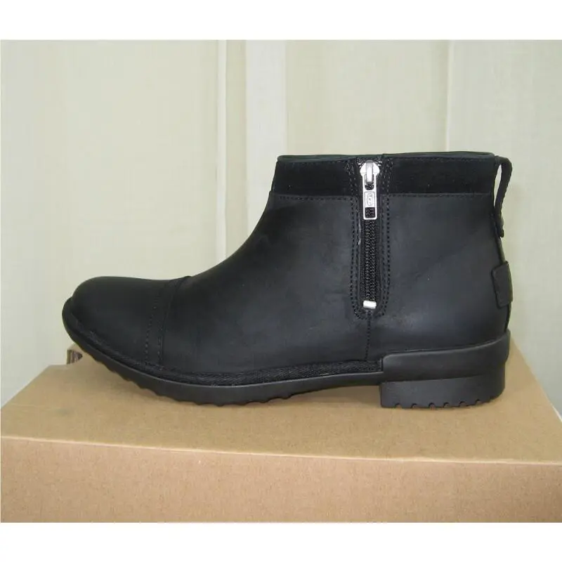 UGG shoes - UGG Attell Waterproof Leather Ankle Bootie - 1103832 - Black, Manufacturer: black (UPC: 192410370085) 3