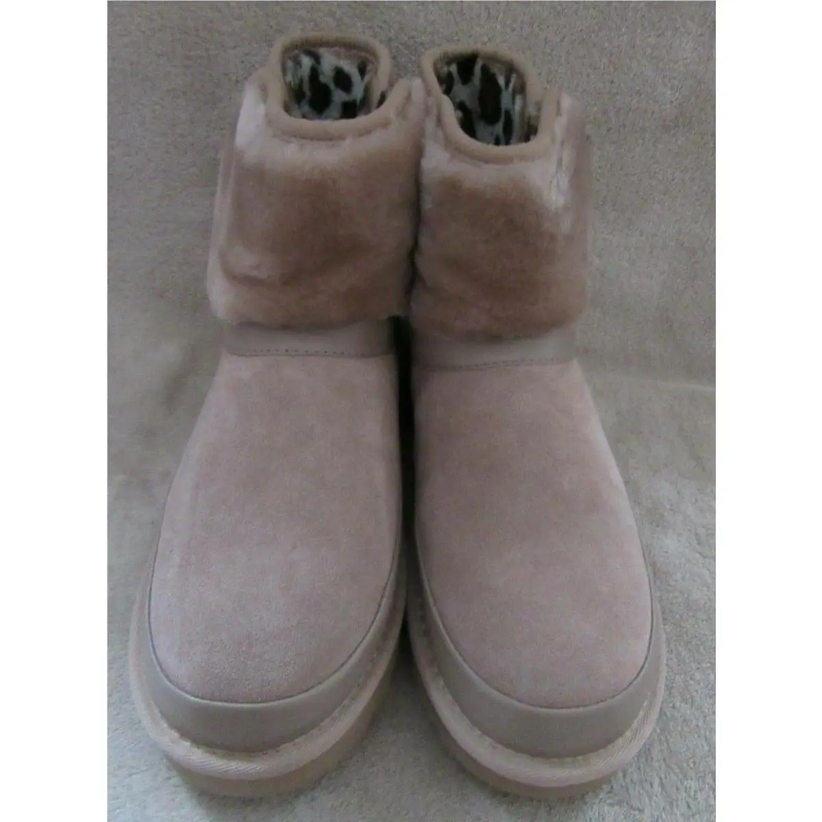 UGG shoes - UGG Classic Leopard Lined Bow - Brown (UPC: 192410385140) 3