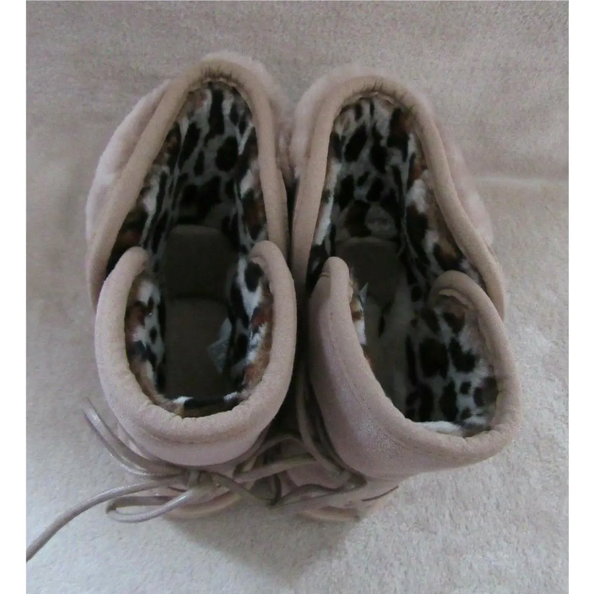 UGG shoes - UGG Classic Leopard Lined Bow - Brown (UPC: 192410385140) 4