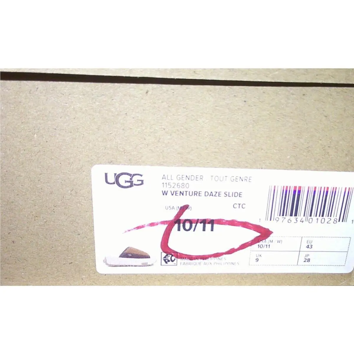 UGG shoes - UGG VENTURE DAZE - VENTURE DAZE - Chestnut /Ceramic 4