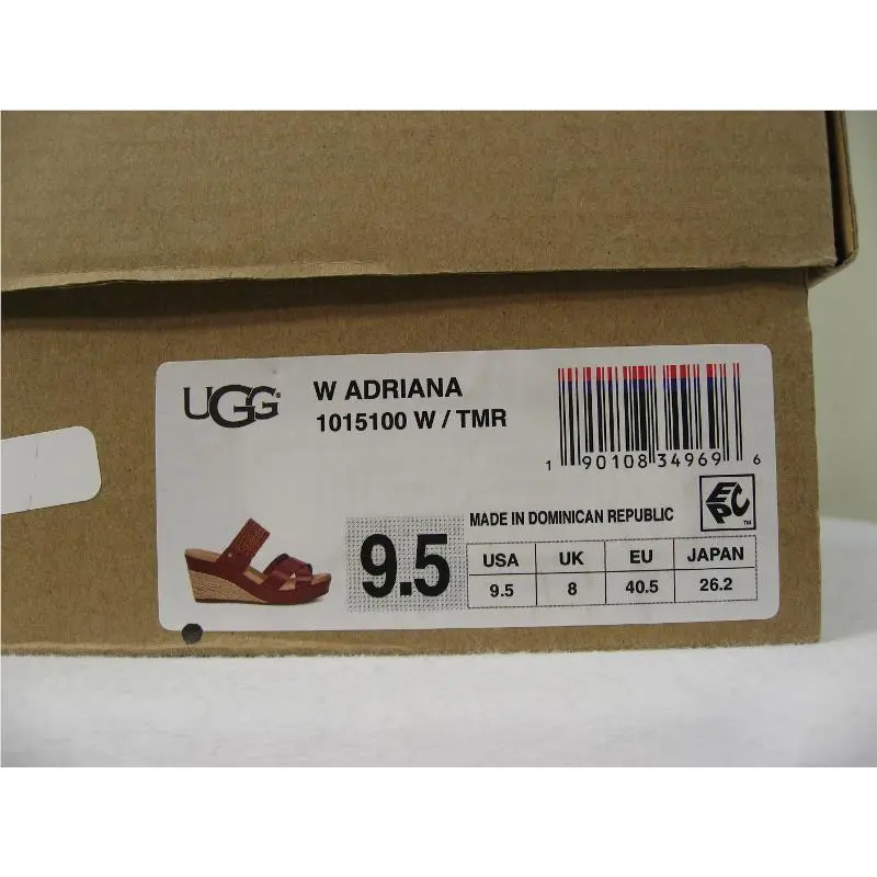 UGG shoes - Adriana Platform Wedge Strap Leather Sandal - 1015100 - Tamarind Leather (Brown), Manufacturer: Tamarind Brown (UPC: 190108349696) 10