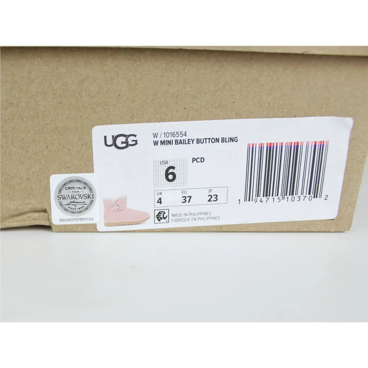 UGG shoes - UGG Australia Bailey Button Bling - Pink 10