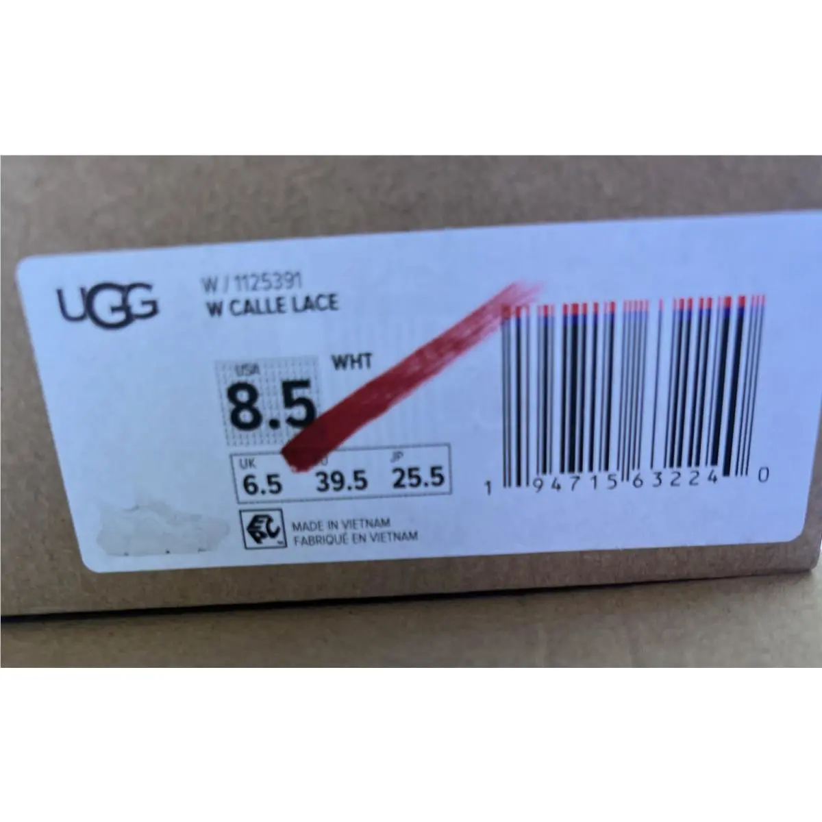 UGG shoes - UGG CALLE LACE - CALLE LACE - White 3