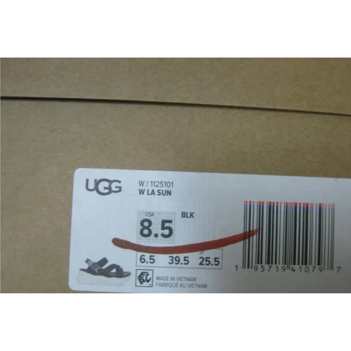 UGG shoes - UGG LA SUN - SUN - Black 4