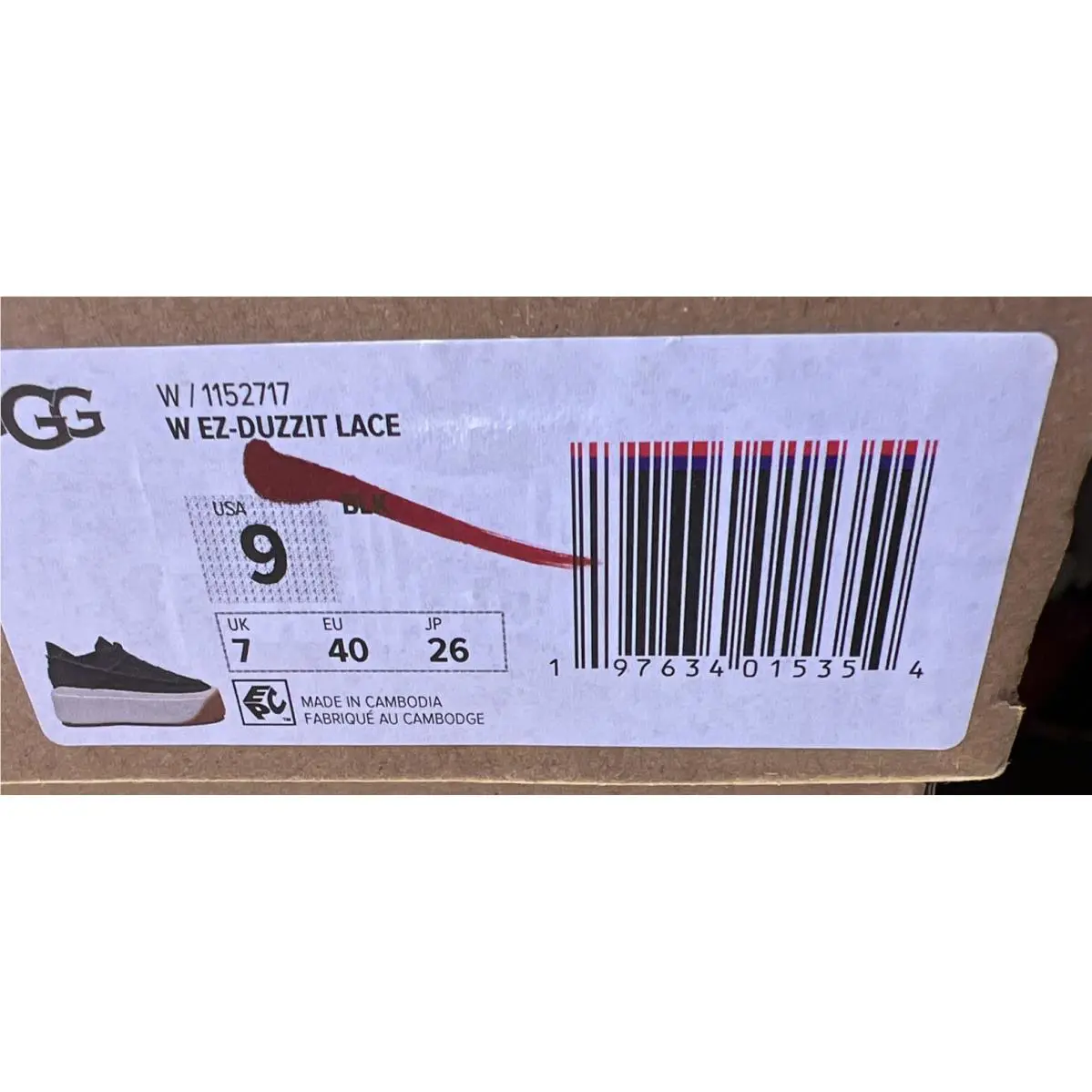 UGG shoes - UGG EZ-DUZZIT - Black 4
