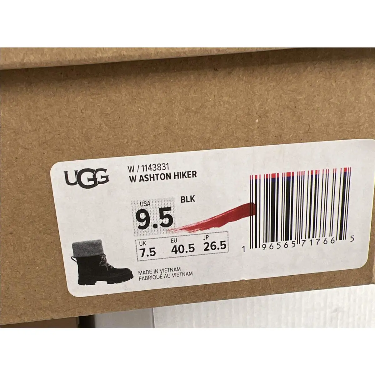 UGG shoes - UGG ASHTON HIKER - ASHTON HIKER - Black 4