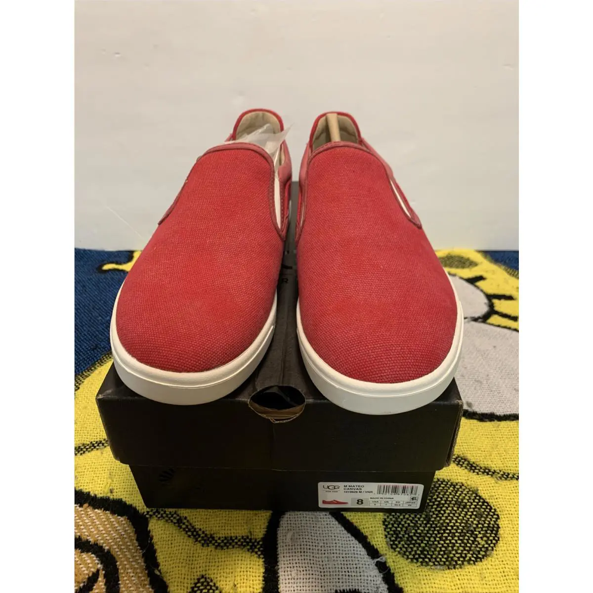 UGG shoes - mateo canvas - mateo canvas - MATEO - Red (UPC: 190108850864) 0