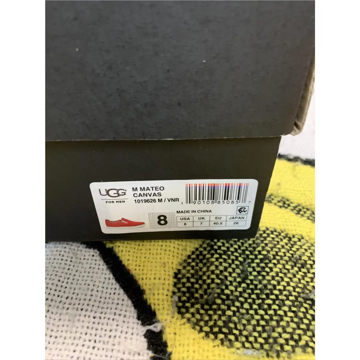 UGG shoes - mateo canvas - mateo canvas - MATEO - Red (UPC: 190108850864) 5