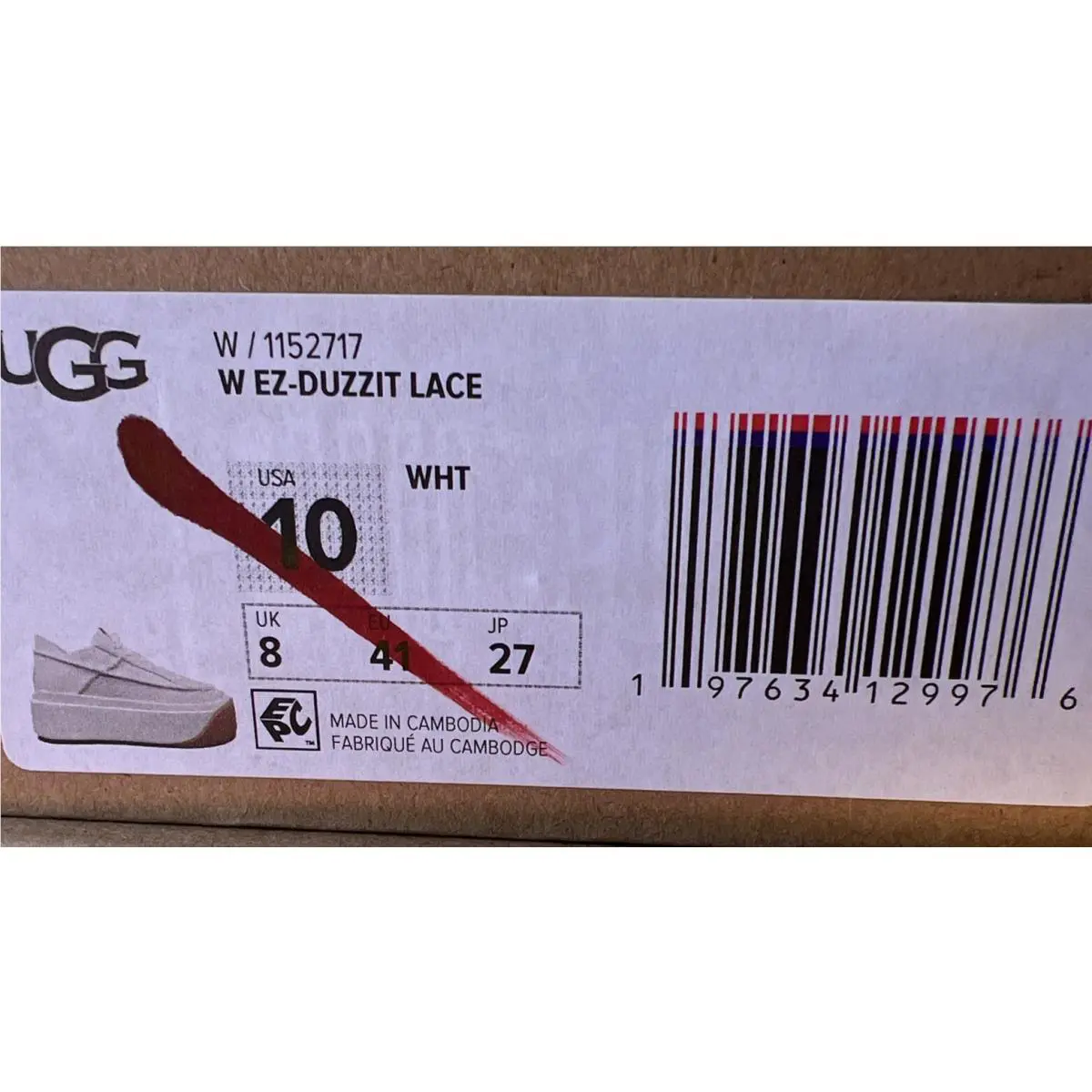 UGG shoes - UGG EZ-DUZZIT - White 4