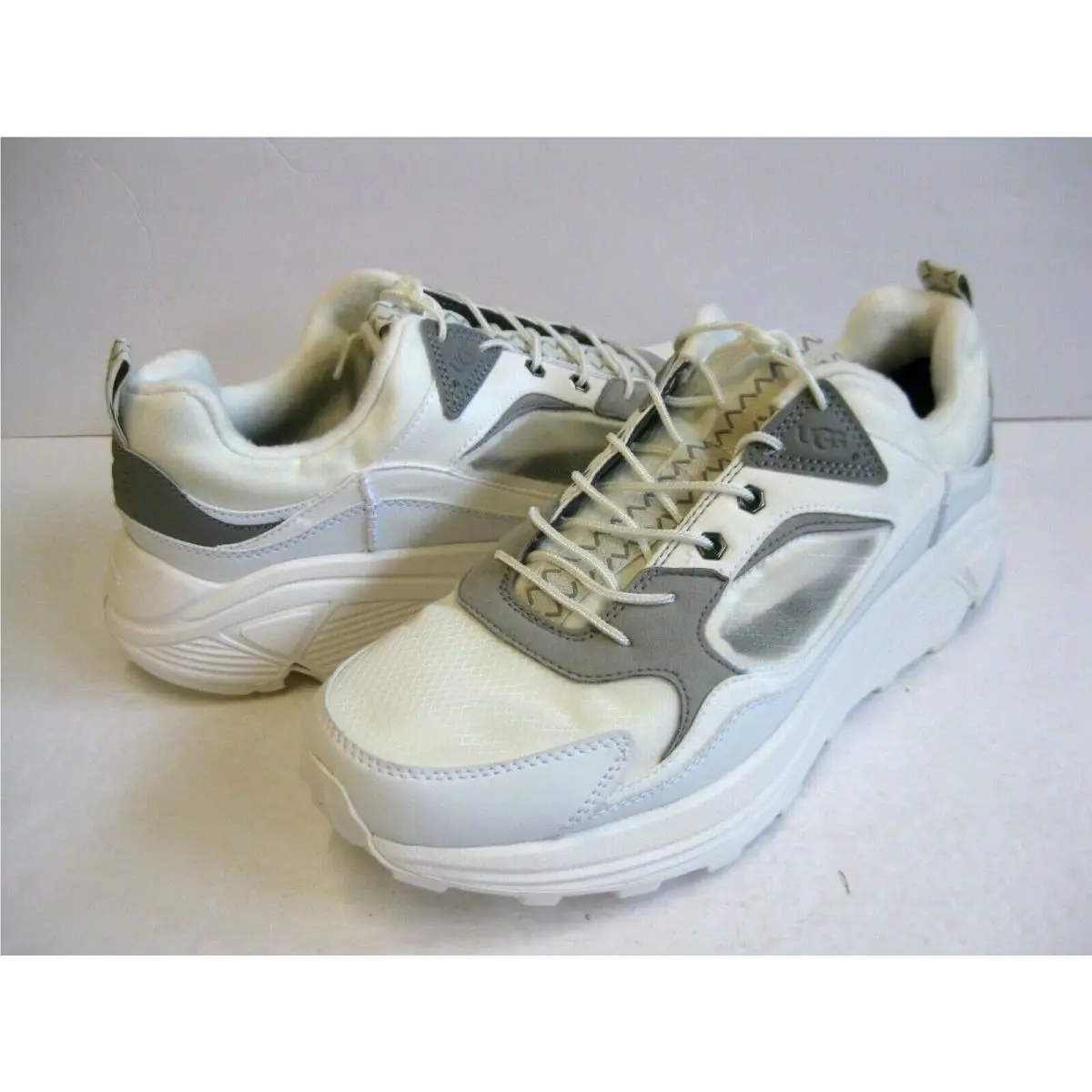 Ugg Miwo Trainer Low Mono Men Shoes Suede White US 12 /uk 11 /eu 45