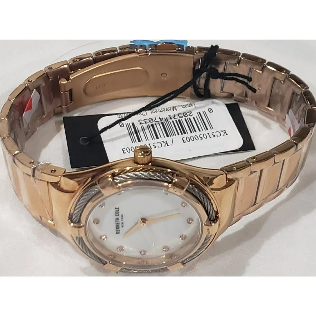 Women`s Kenneth Cole KC51050003 Rose Gold Mop Steel