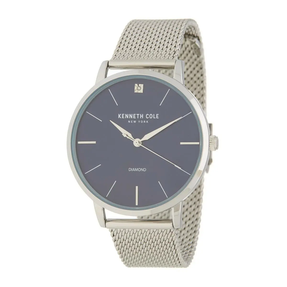 York Diamond Quartz Stainless Steel Casual Watch KC50738009 by Kenneth Cole