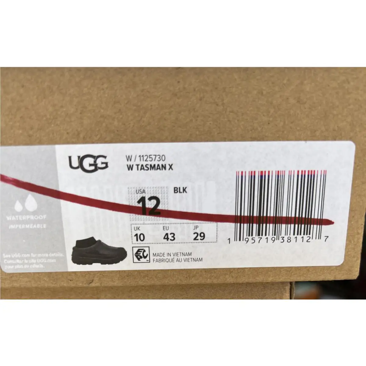 UGG shoes - UGG TASMAN X - TASMAN - Black 4