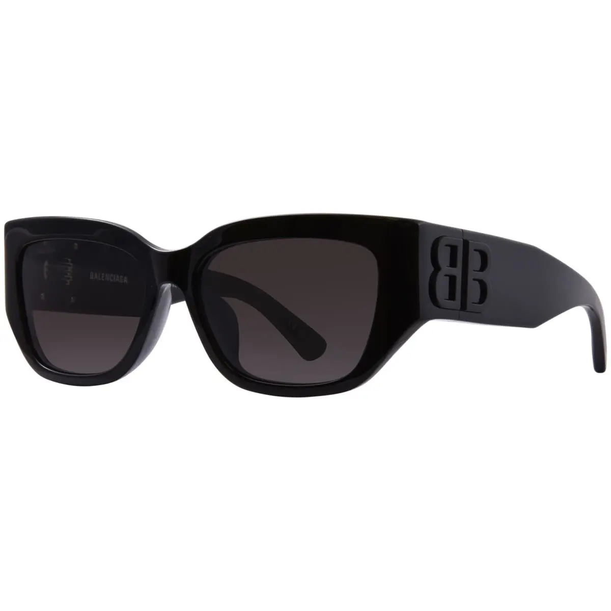 Balenciaga BB0361SK 001 Sunglasses Women`s Black/grey Lenses Cat Eye Style 56mm