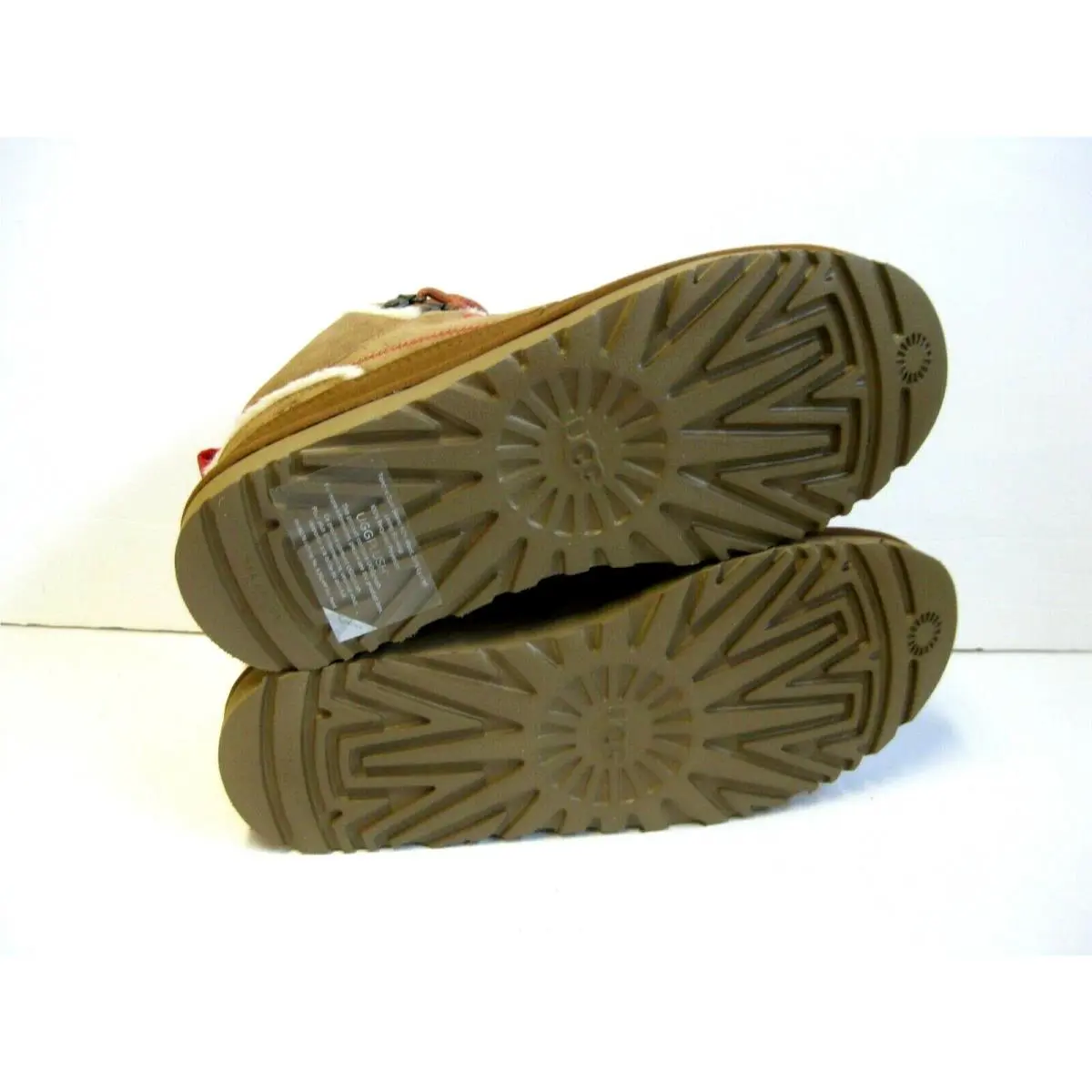 UGG shoes - UGG HIGHLAND HI HERITAGE - HIGHLAND HERITAGE - Chestnut / Fire Red Suede 3