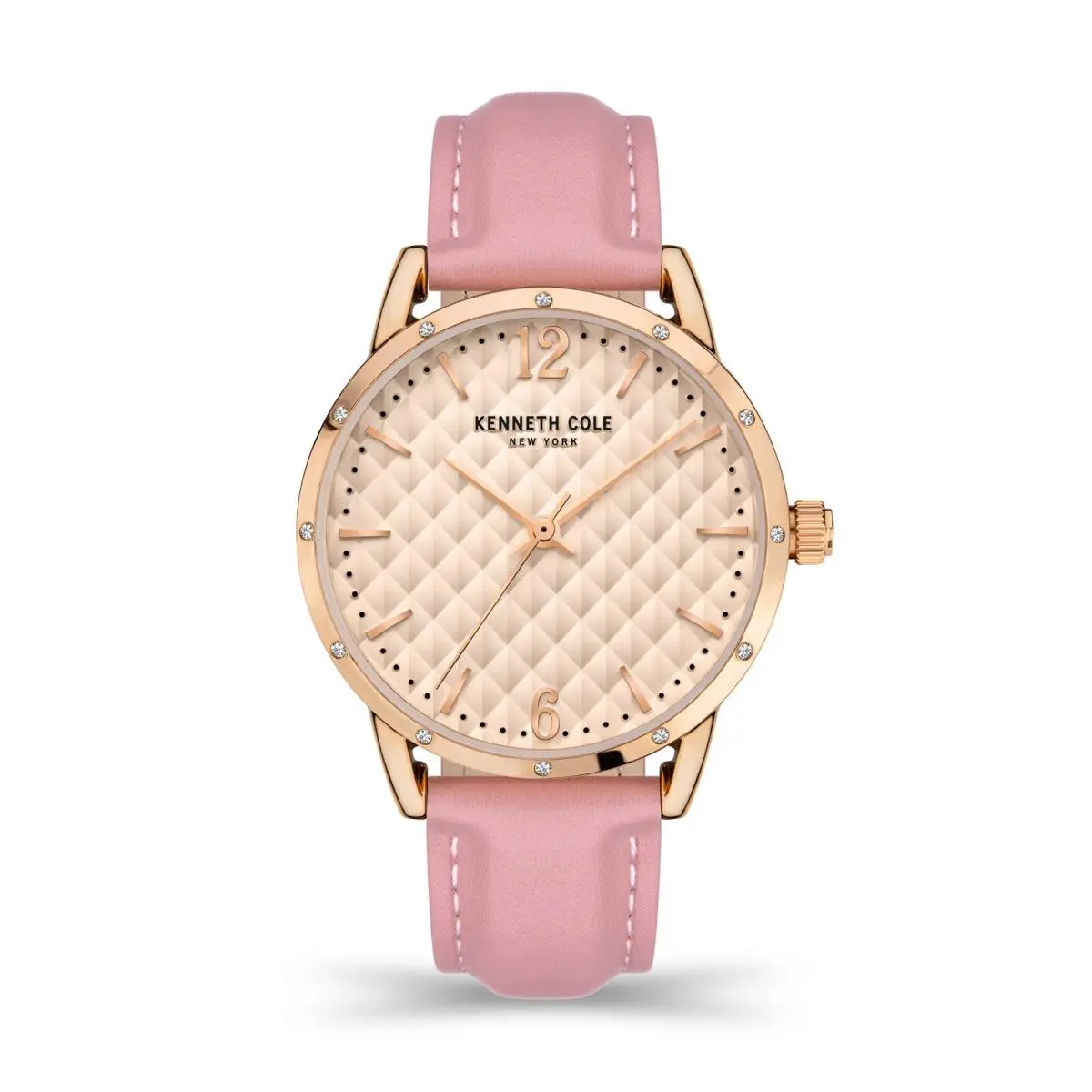 Kenneth Cole York Women`s Watch with Pink Leather Strap KCWLA2176402
