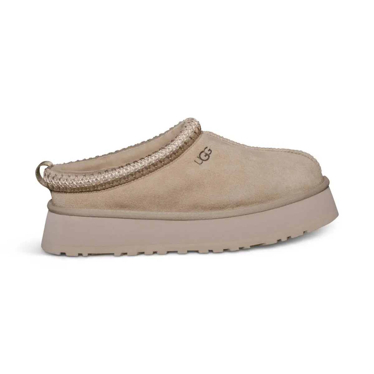 Ugg Tazz Mustard Seed Suede Mule Platform Shoes Women`s Slippers Size US 12 - Mustard Seed