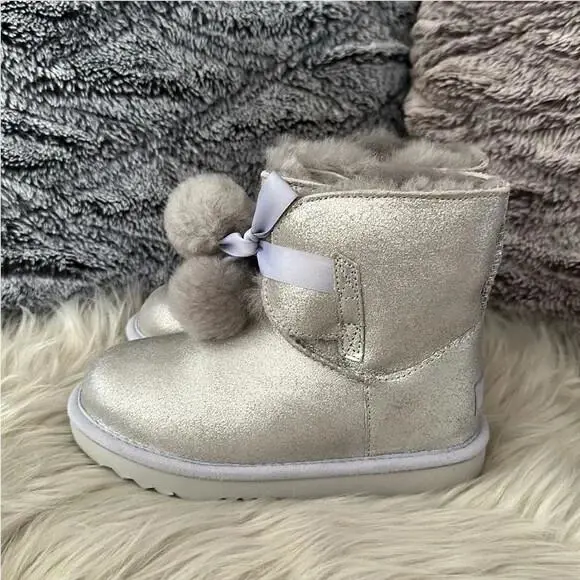 UGG shoes - UGG Gita Boot - Gita Boot - Silver (UPC: 190108960501) 2