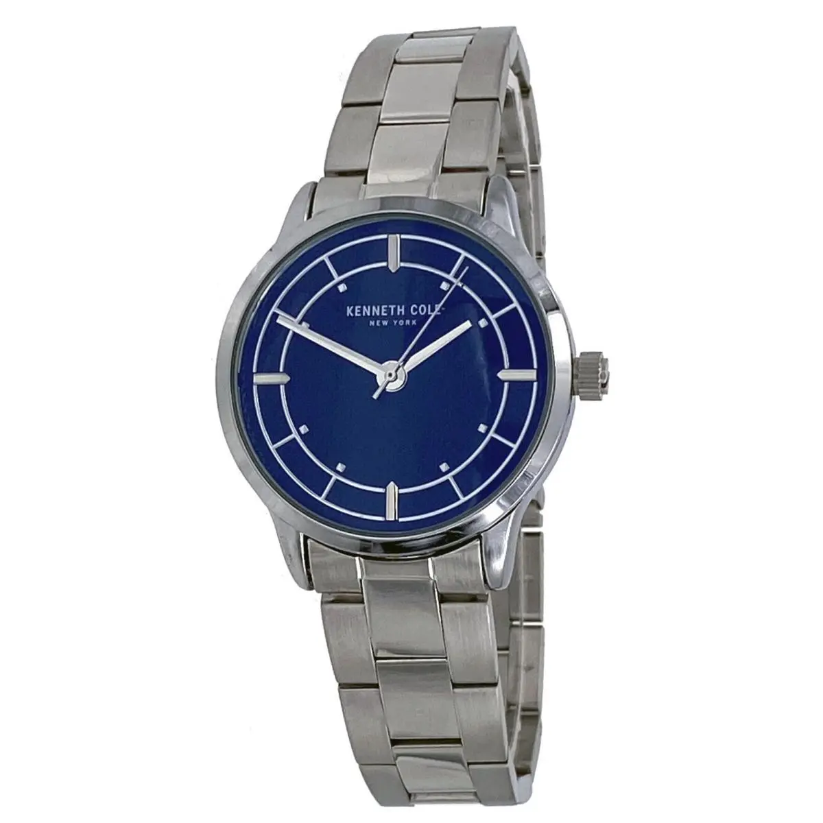 KCWGL21744522 Women`s Stainless Steel Blue Dial 3-Hand Watch by Kenneth Cole